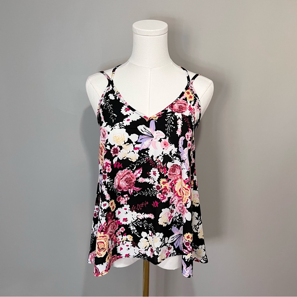 Rampage Floral Tank Top Size S